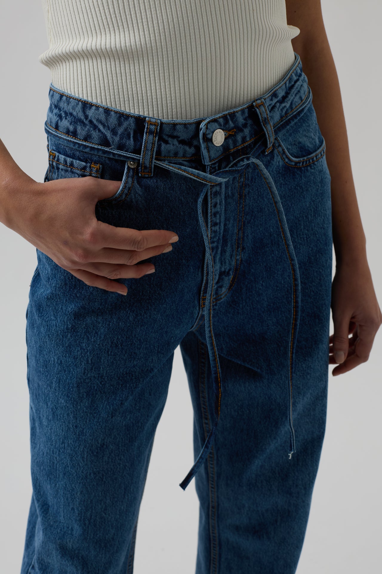 Traperice Detail Straight - blue
