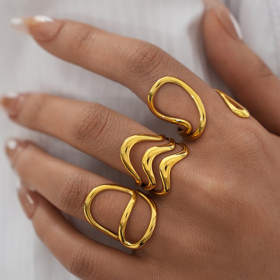 Prsten Luxe Irregular Two
