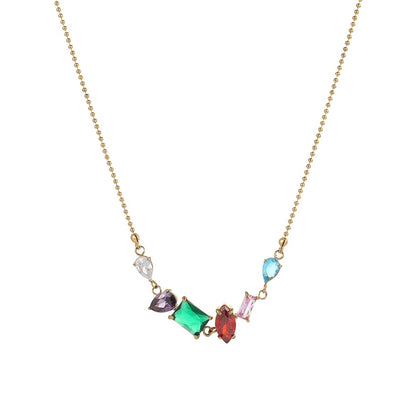 Lančić Luxe Colorful Geometric