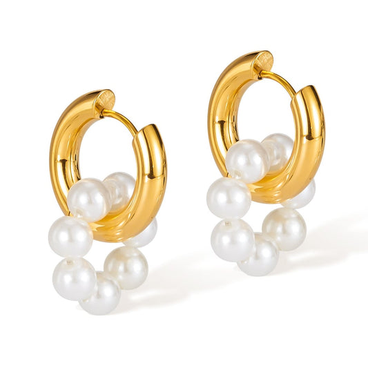 Luxe Drop Pearl Earrings