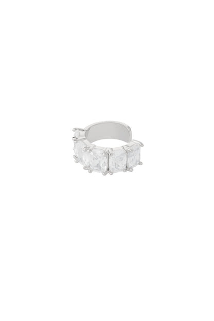 Earcuff Glamour - silver
