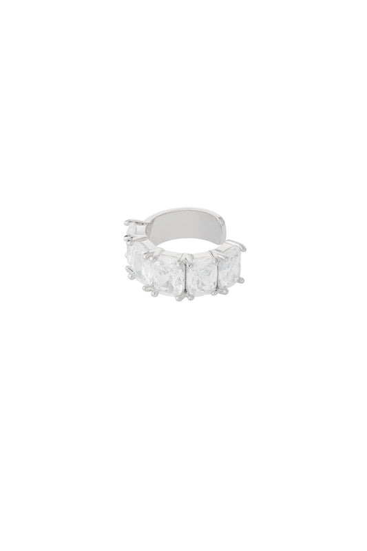 Earcuff Glamour - silver