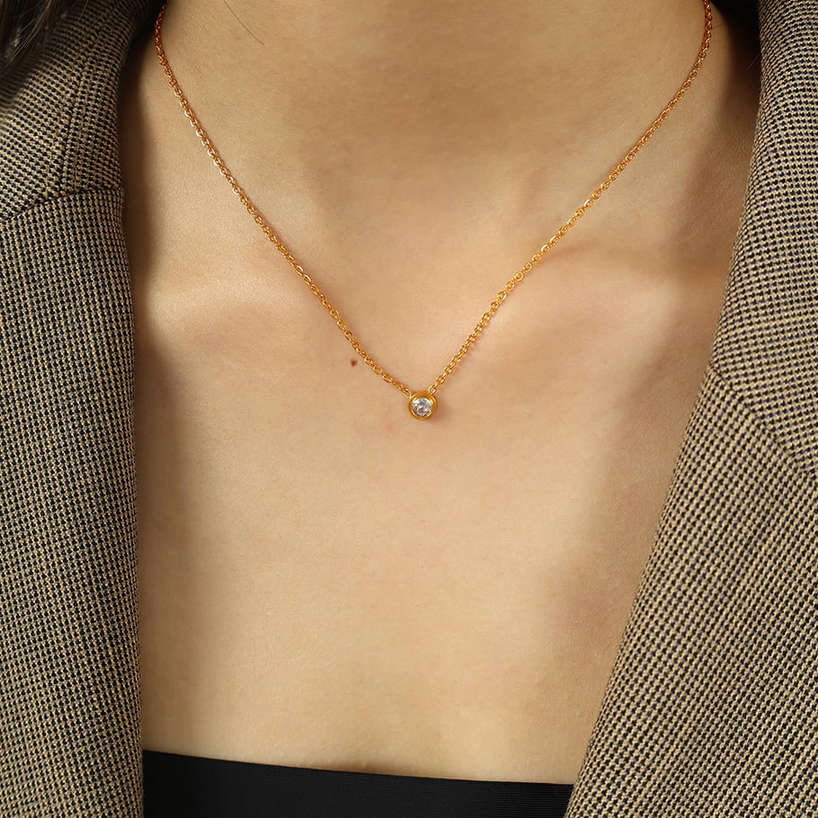 Catena Luxe Clover - oro/verde