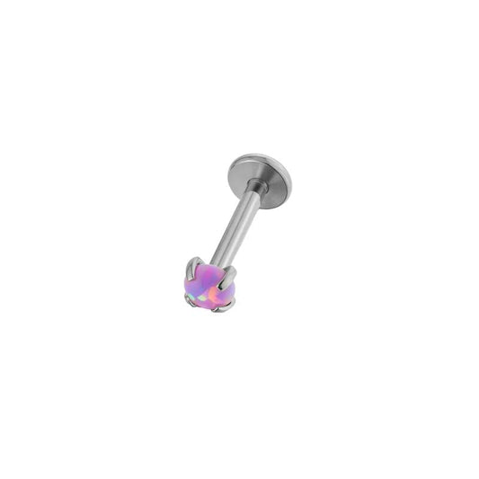 Piercing Purple Zircon - silver