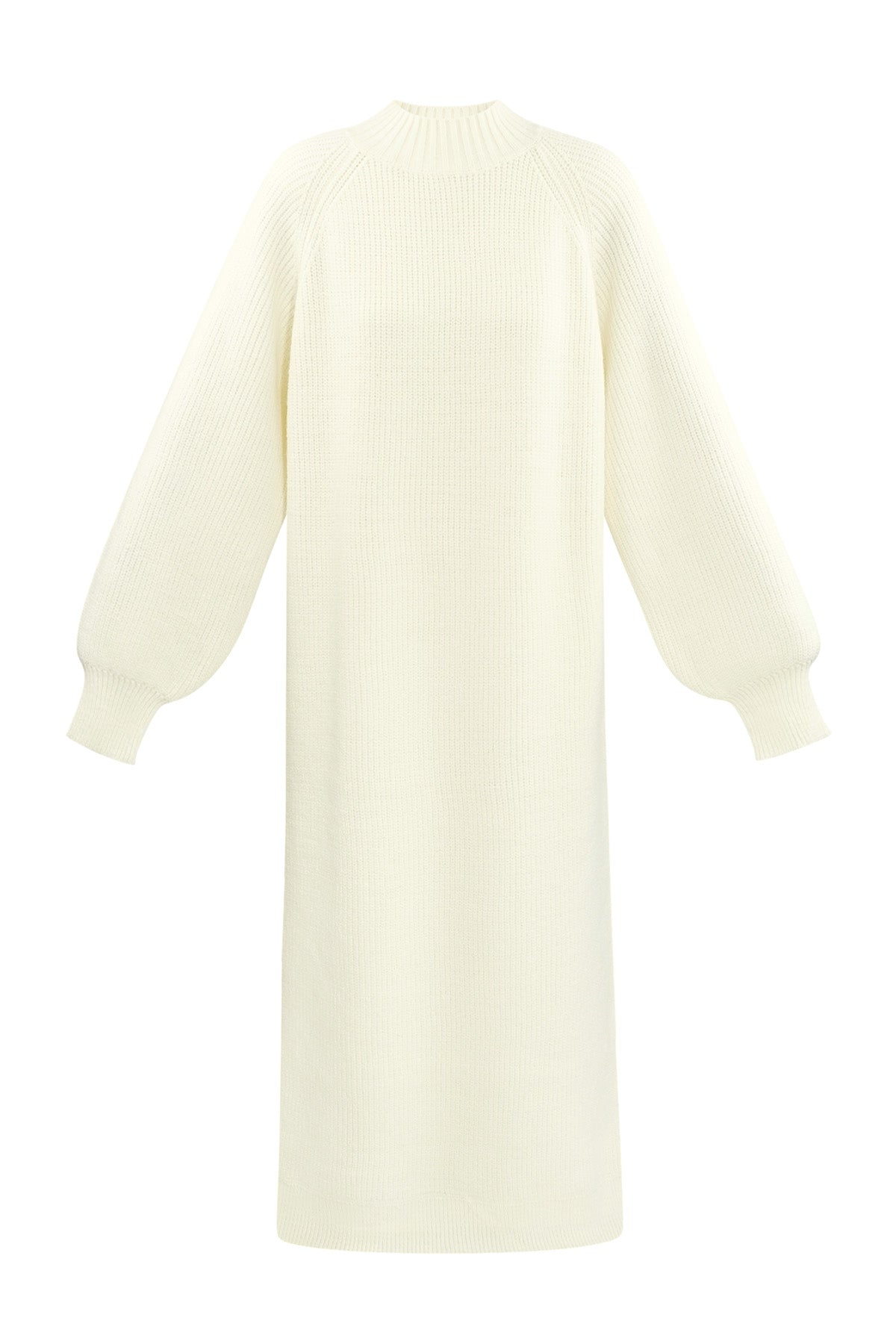 Saturday Snuggle long dress - white