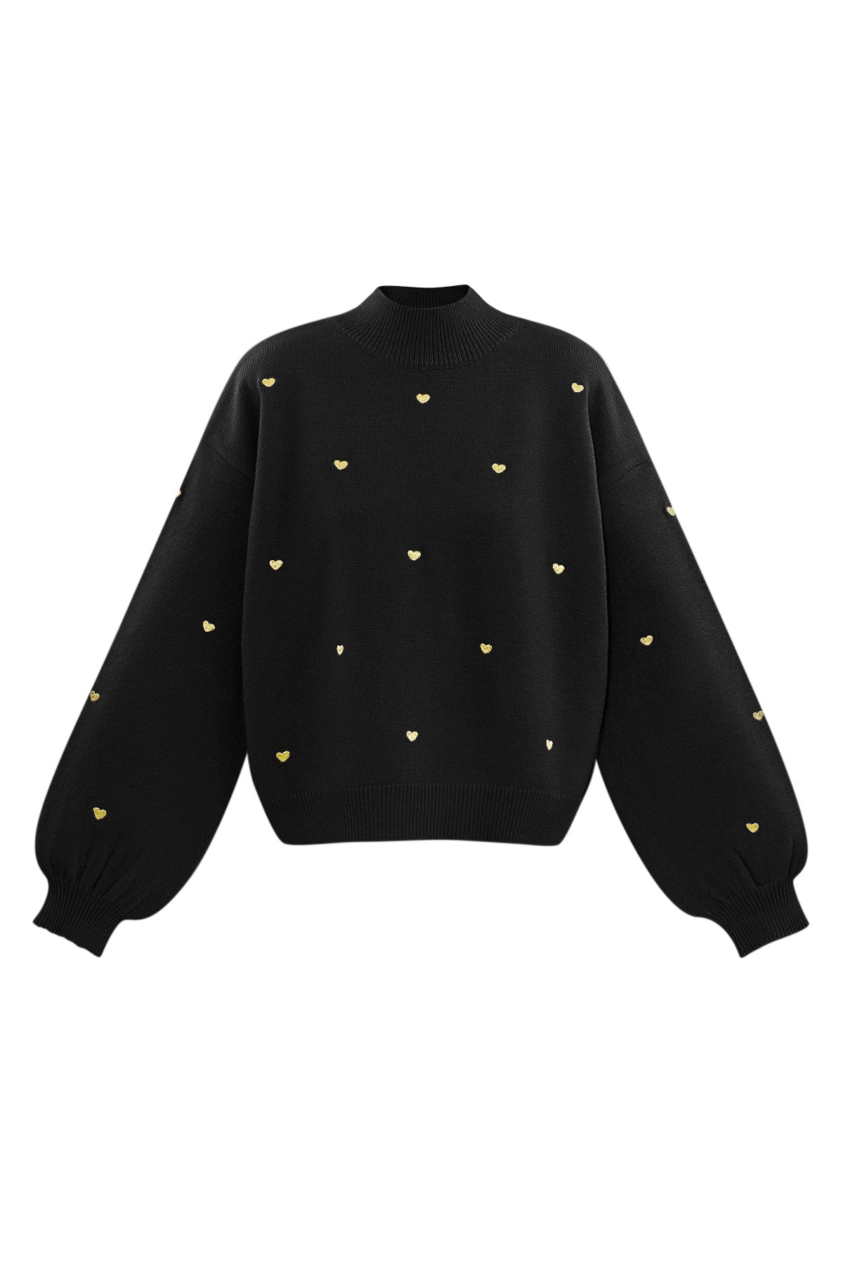 Sweetheart Charm sweater - black