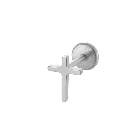 Piercing Cross - silver