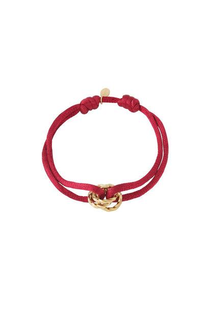 Narukvica Luxe Sunny Day - dark red