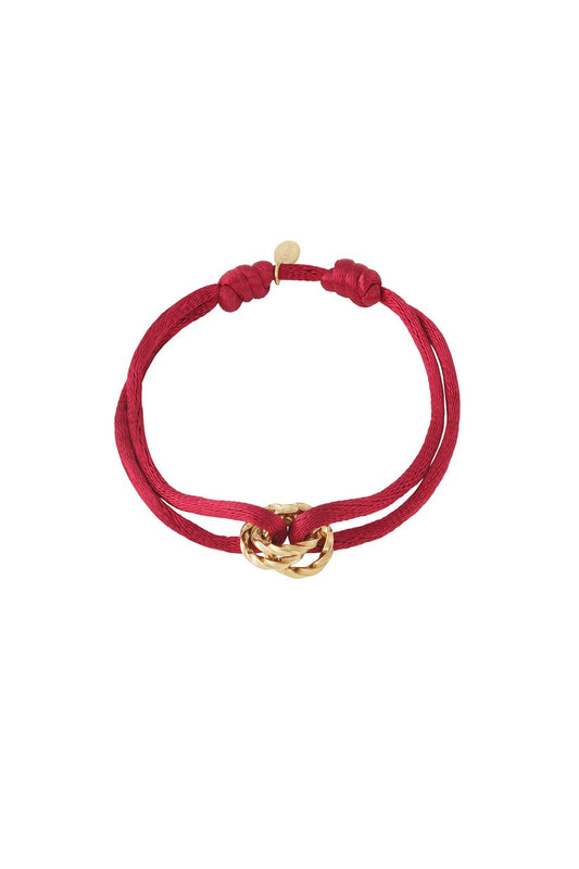 Narukvica Luxe Sunny Day - dark red