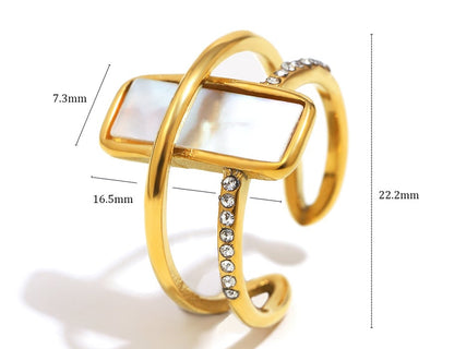 Prsten Luxe Rectangular