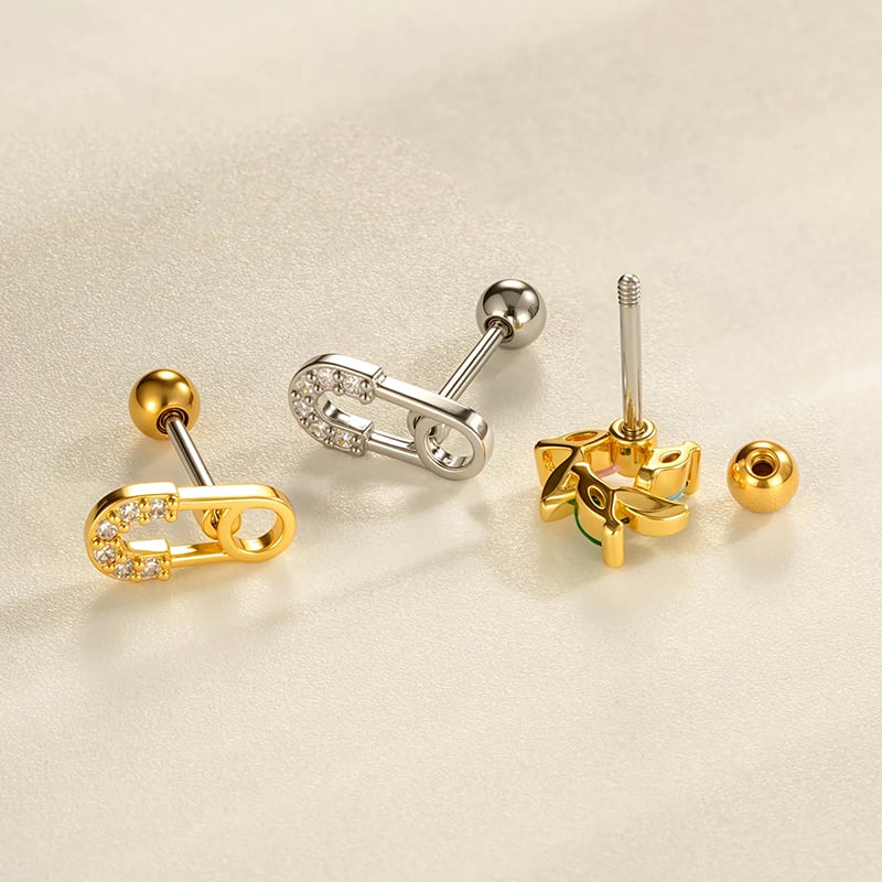 Piercing Paper Clip - silver