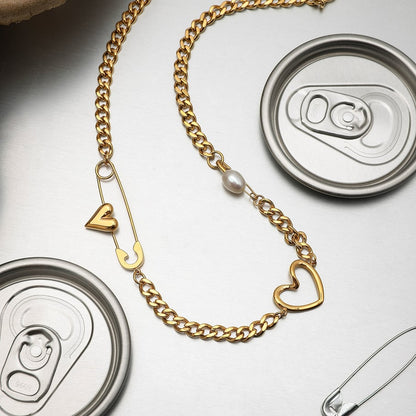 Lančić Luxe Pin Heart