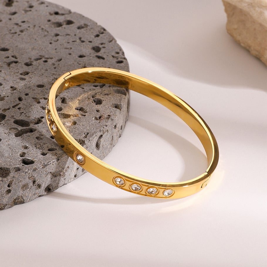Luxe Bangle Circles Bracelet