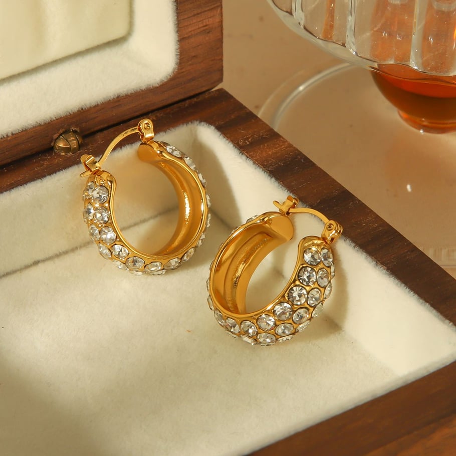 Naušnice Luxe Full Zircon
