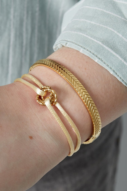 Narukvica Luxe Braided - gold