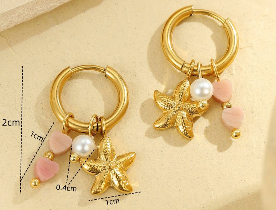 Luxe Romantic Series Six earrings