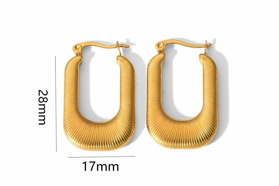 Luxe Punk Stripe Earrings