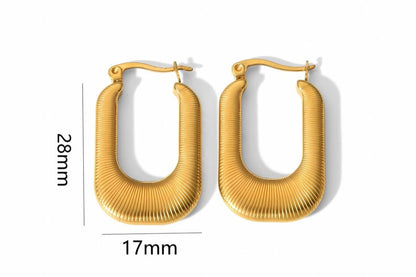 Luxe Punk Stripe Earrings