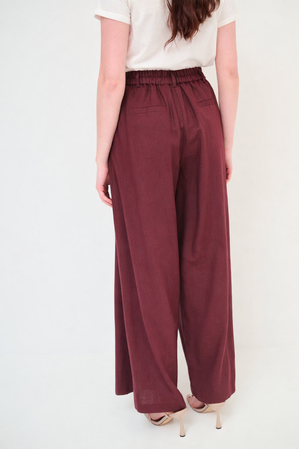 Abito tre pezzi in tessuto tweed - Rosa antico