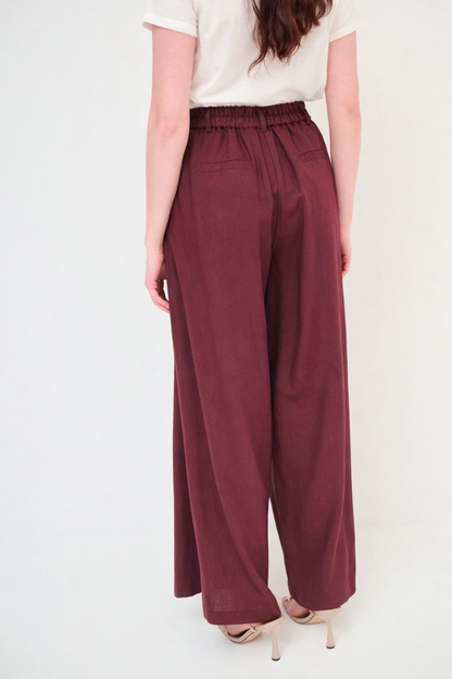 Abito tre pezzi in tessuto tweed - Rosa antico