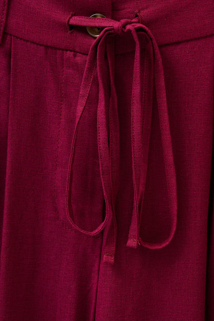Abito tre pezzi in tessuto tweed - Rosa antico