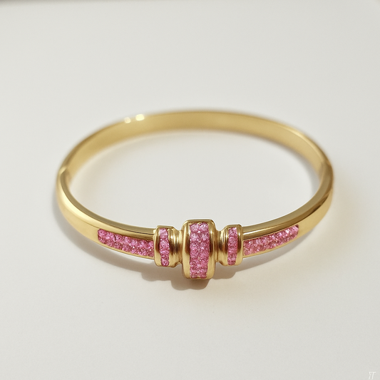 Narukvica Luxe Designable Six - gold/pink