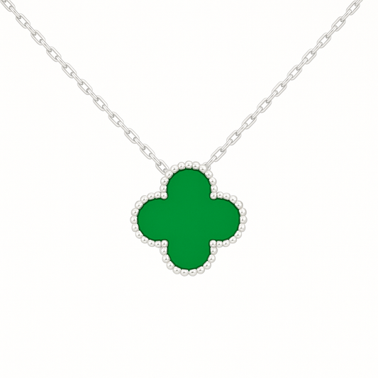 Catena Luxe Clover - argento/verde