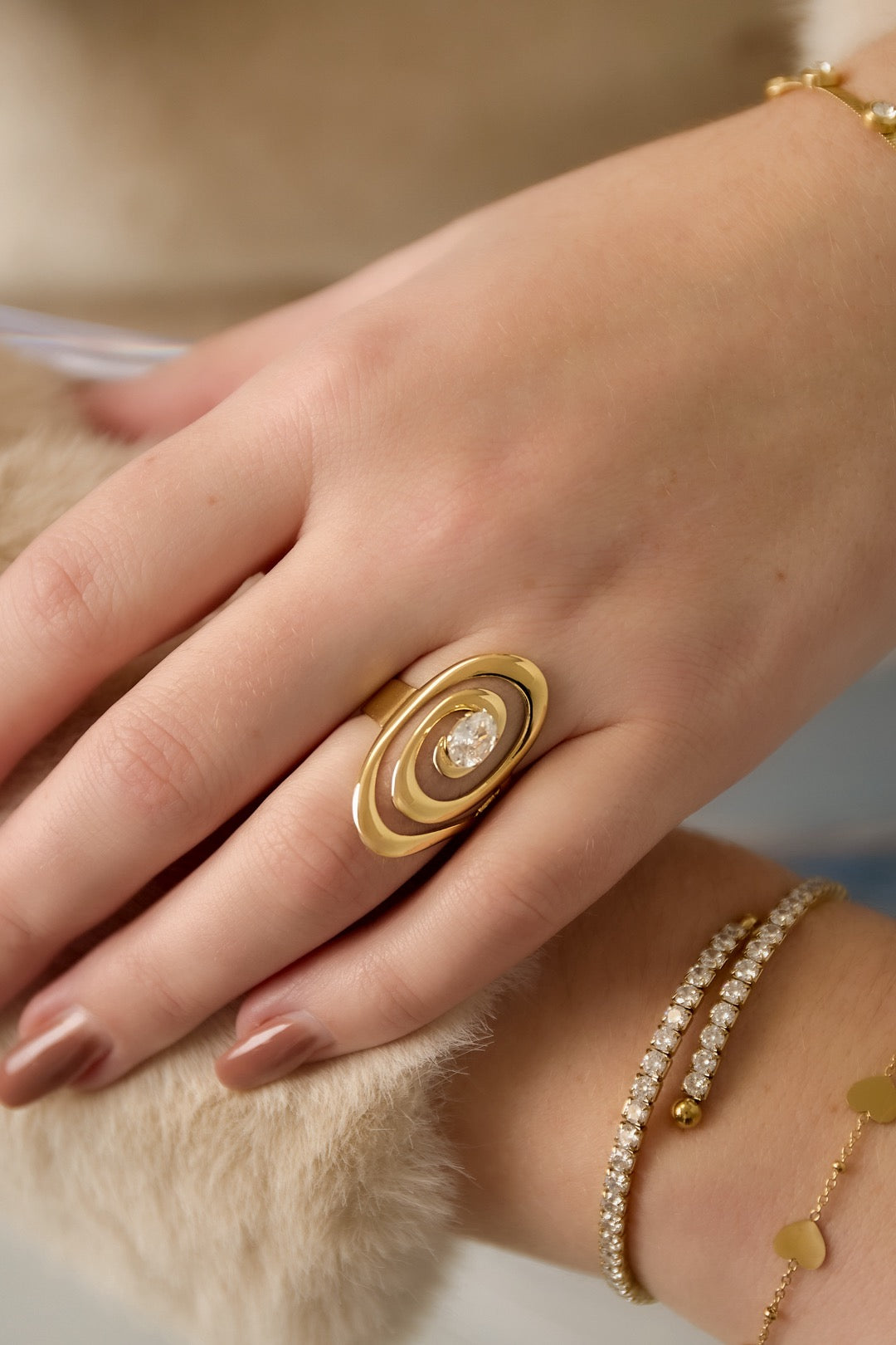 Prsten Gemstone Lines Daily