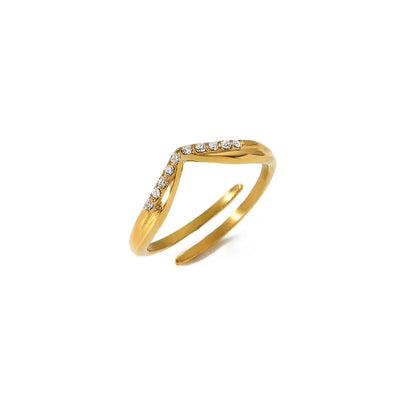 Prsten Luxe Irregular Geometric Shape