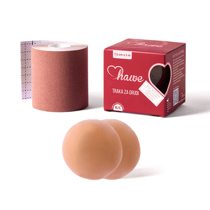 NUOVA fascia toracica TAN + protezione