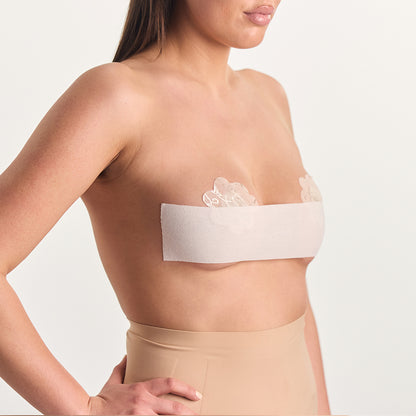 Fascia toracica BIANCA + protezione