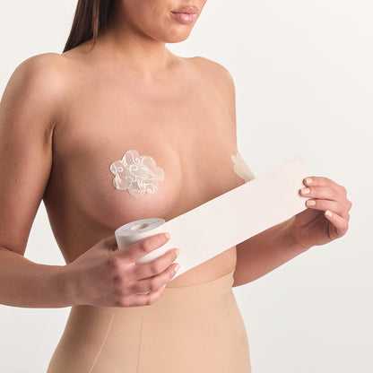 Fascia toracica BIANCA + protezione