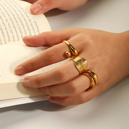 Prsten Luxe Simple - gold
