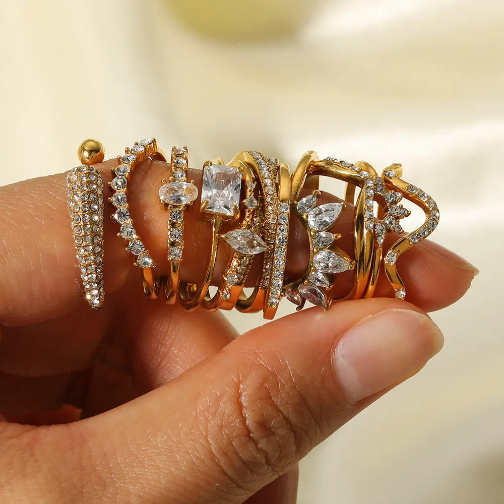 Prsten Luxe Irregular Geometric Shape