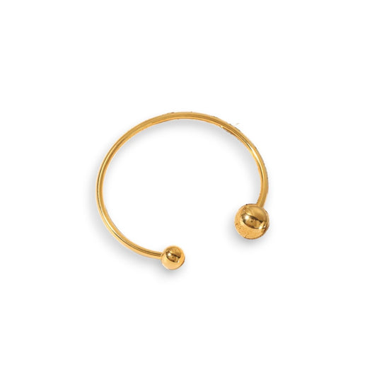 Bracelet Luxe Two Ball Bangle - gold 