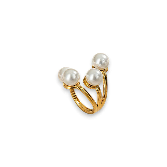 Prsten Luxe Four Pearls