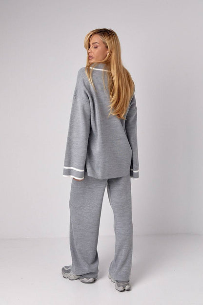 Knitwear Set - Light Grey