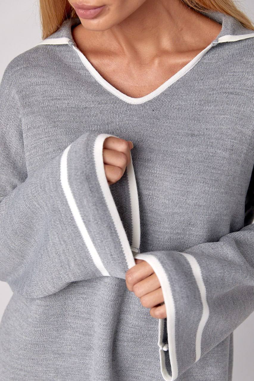 Knitwear Set - Light Grey