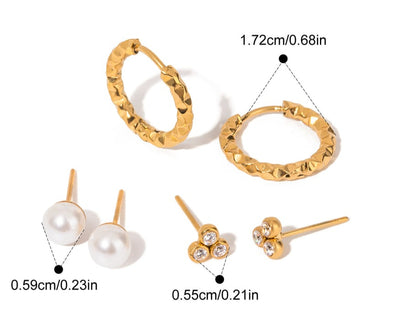 Set Naušnica Luxe Pearl