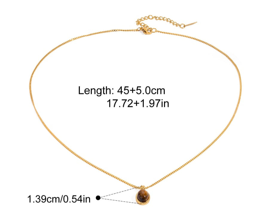 Lančić Luxe Natural Stone - brown