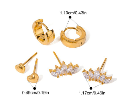 Set Naušnica Luxe Sweet Heart