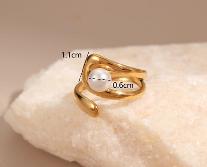 Prsten Luxe Irregular Pearl