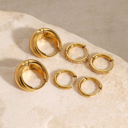 Luxe Round Earring Set