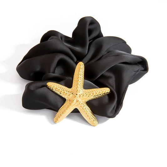 Scrunchie Oceanic Style - black