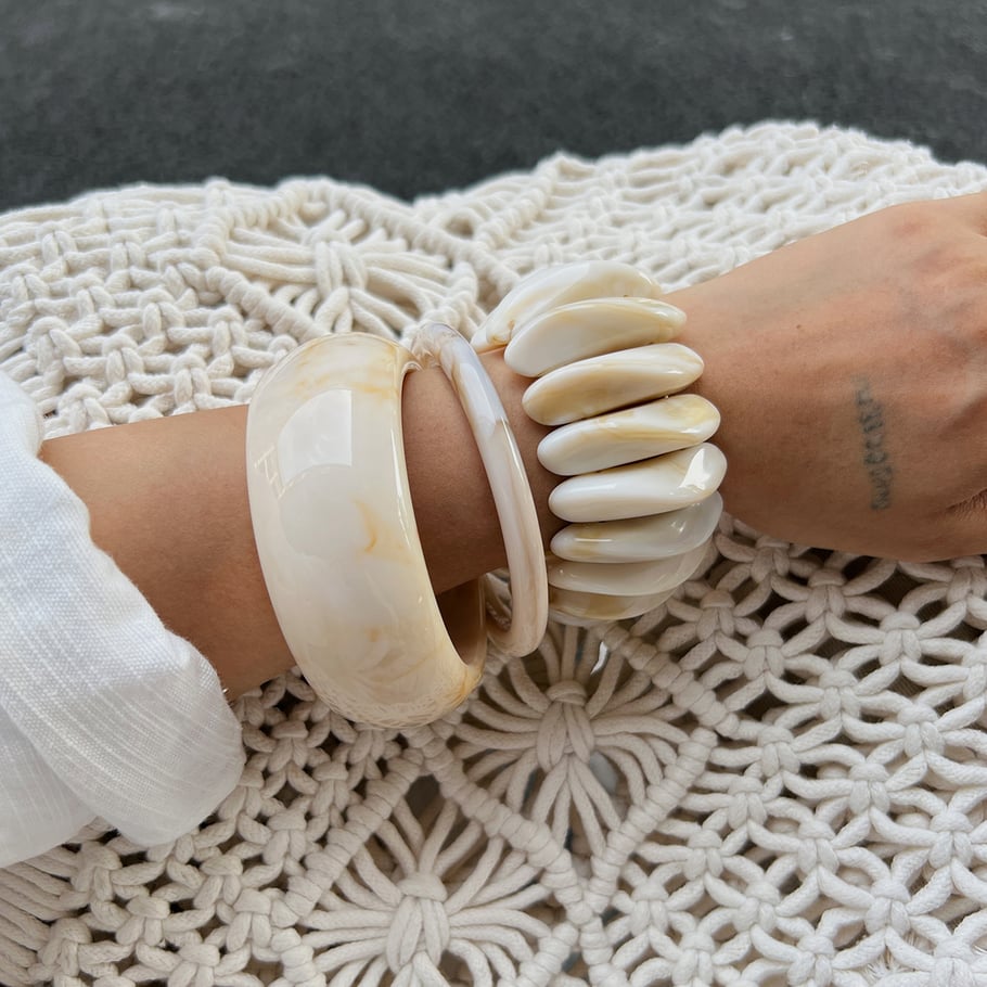 Bracelet Luxe Retro Resin Two 