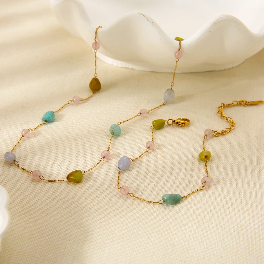 Luxe Colorful Stones Bracelet
