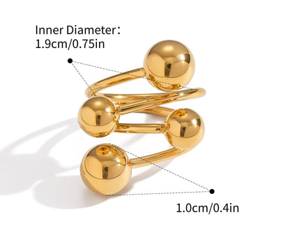 Prsten Luxe Ball Four