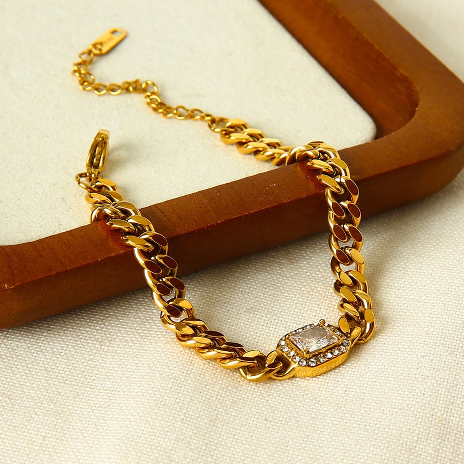 Bracelet Luxe Chain Rectangle