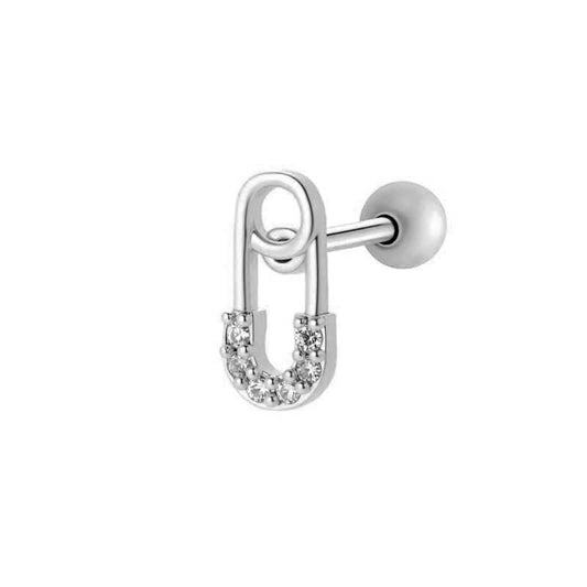 Piercing Paper Clip - silver