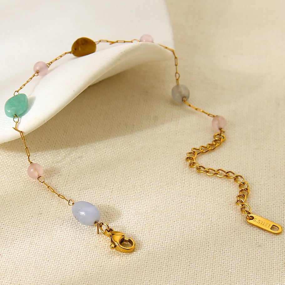 Luxe Colorful Stones Bracelet